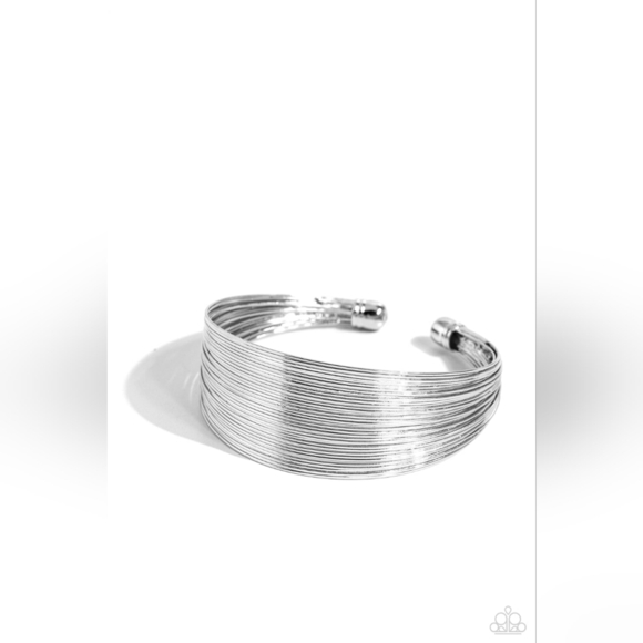 Silver cuff bracelet - Picture 2 of 2